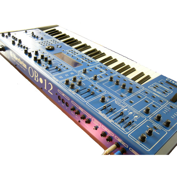 Rare Oberheim OB12 OB-12 Blue Keyboard Synthesizer Excellent w/ Latest Firmware - Picture 4 of 5